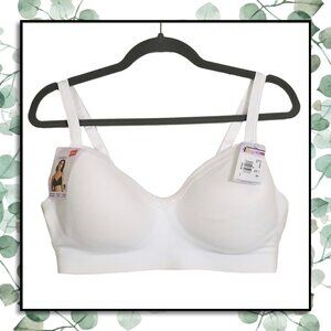 NWT Hanes Smooth Comfort Wire Free Flex Fit Bra - Size XL